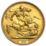 1887-1893-S Australia Gold Sovereign Victoria Jubilee AU