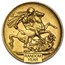 1887-1893-S Australia Gold Sovereign Victoria Jubilee Avg Circ
