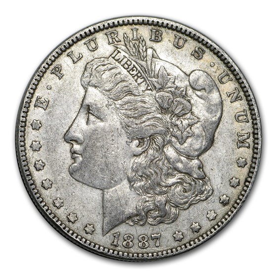 1887/6 Morgan Dollar XF 1887/6 Morgan Dollar XF
