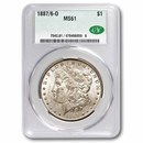1887/6-O Morgan Dollar MS-61 CACG