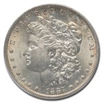 1887/6-O Morgan Dollar MS-62 PCGS