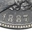 1887/6-O Morgan Dollar MS-63 NGC (VAM-3, Overdate, Top-100)