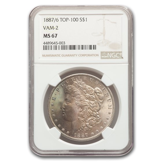 Download Buy 1887/6-O Morgan Dollar MS-67 NGC (VAM-2) | APMEX