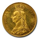 1887 Great Britain Gold 2 Pounds Victoria MS-63 PCGS
