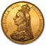 1887 Great Britain Gold £5 AU