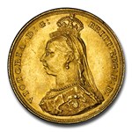 1887 Great Britain Gold Sovereign Victoria MS-63+ PCGS