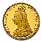 1887 Great Britain Gold Sovereign Victoria PF-66 UCAM NGC