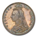 1887 Great Britain Silver 1/2 Crown Victoria PF-64 Cameo NGC