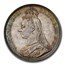 1887 Great Britain Silver Crown Victoria MS-64+ NGC