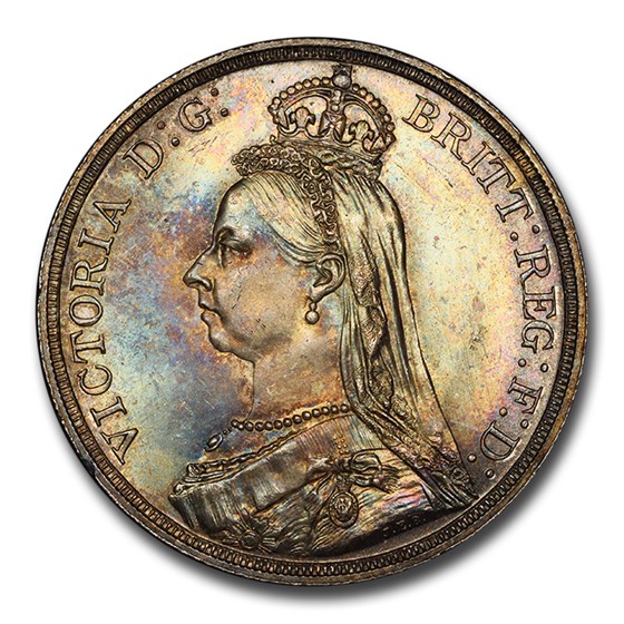 1887 Great Britain Silver Crown Victoria MS-65 PCGS 1887 Great Britain Silver Crown Victoria MS-65 PCGS