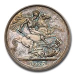 1887 Great Britain Silver Crown Victoria PF-65 NGC