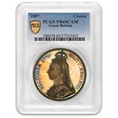 1887 Great Britain Silver Crown Victoria PR-65 Cameo PCGS
