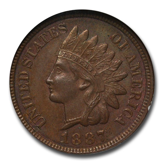 1887 Indian Head Cent MS-63 NGC (Brown) 1887 Indian Head Cent MS-63 NGC (Brown)