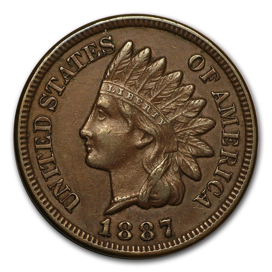 1887 Indian Head Cent XF