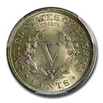 1887 Liberty Head V Nickel MS-64 PCGS