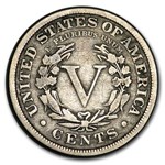 1887 Liberty Head V Nickel VG