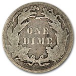 1887 Liberty Seated Dime Fine