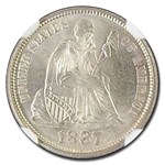 1887 Liberty Seated Dime MS-67 NGC