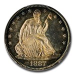 1887 Liberty Seated Half Dollar MS-67 PCGS CAC