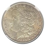 1887 Morgan Dollar MS-61 NGC
