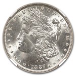 1887 Morgan Dollar MS-63 NGC (Green Label)