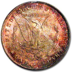 1887 Morgan Dollar MS-63 PCGS (Very Nice Rev Toning) 1887 Morgan Dollar MS-63 PCGS (Very Nice Rev Toning)