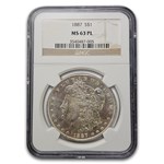 1887 Morgan Dollar MS-63 PL NGC