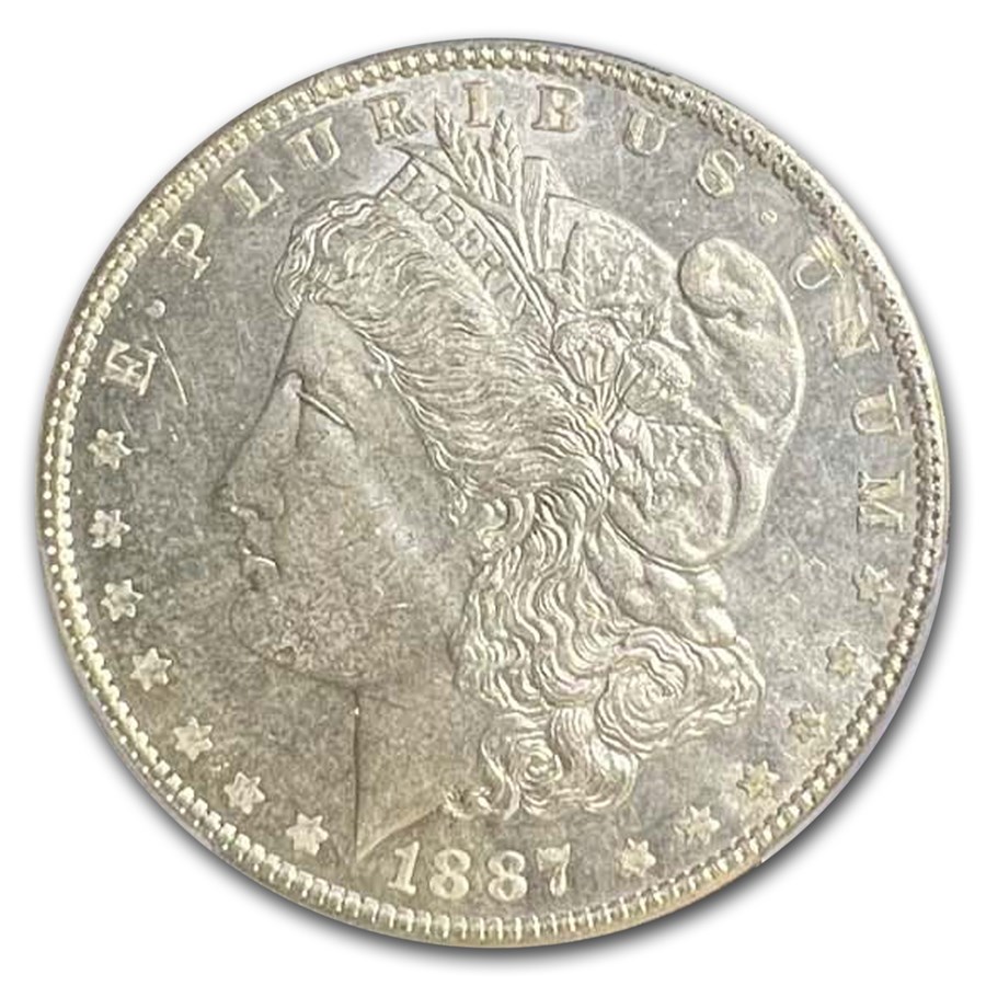 1887 Morgan Dollar MS-63 PL PCGS