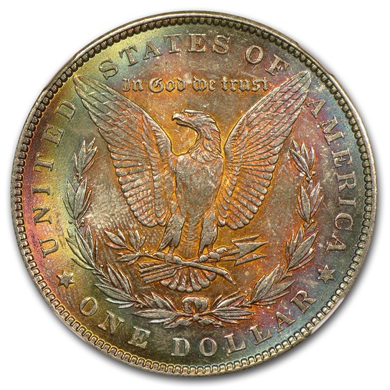 1887 Morgan Dollar MS-63* Star NGC (Rev Toning) 1887 Morgan Dollar MS-63* Star NGC (Rev Toning)
