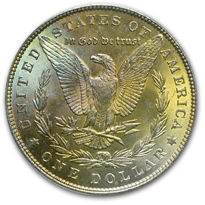 1887 Morgan Dollar MS-64 PCGS (Gorgeous Rev Toning) 1887 Morgan Dollar MS-64 PCGS (Gorgeous Rev Toning)