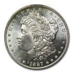 1887 Morgan Dollar MS-65 CACG