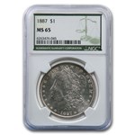 1887 Morgan Dollar MS-65 NGC (Green Label)