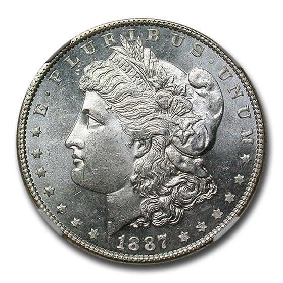 1887 Morgan Dollar MS-65 NGC (PL) 1887 Morgan Dollar MS-65 NGC (PL)