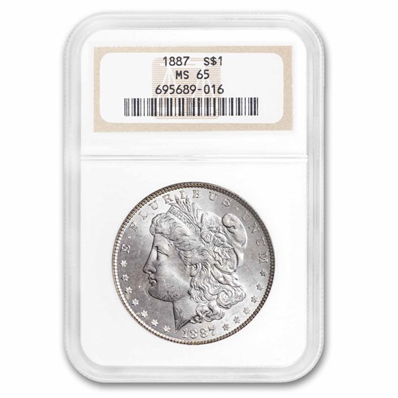 1887 Morgan Dollar MS-65 NGC 1887 Morgan Dollar MS-65 NGC