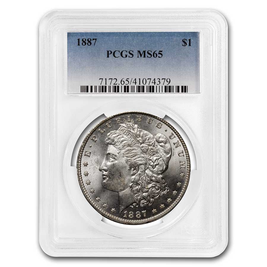 1887 Morgan Dollar MS-65 PCGS