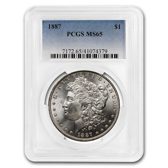 1887 Morgan Dollar MS-65 PCGS 1887 Morgan Dollar MS-65 PCGS