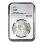 1887 Morgan Dollar MS-67 NGC