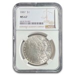 1887 Morgan Dollar MS-67 NGC
