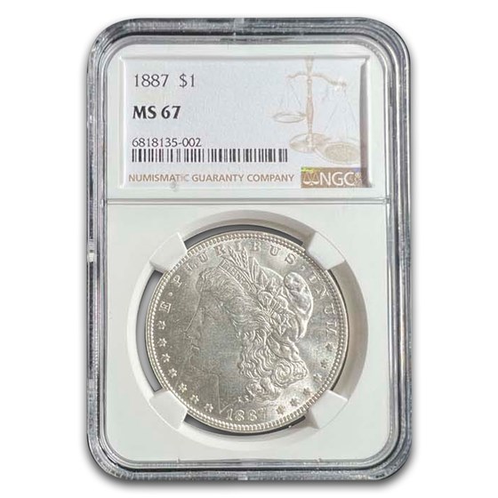 1887 Morgan Dollar MS-67 NGC