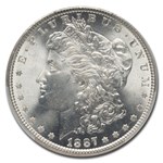 1887 Morgan Dollar MS-67 PCGS
