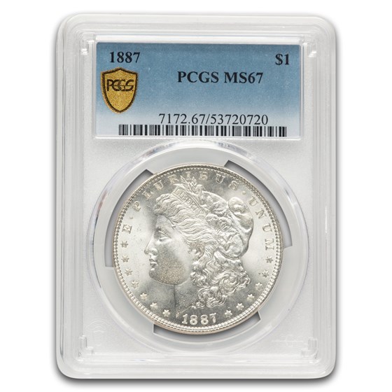 1887 Morgan Dollar MS-67 PCGS