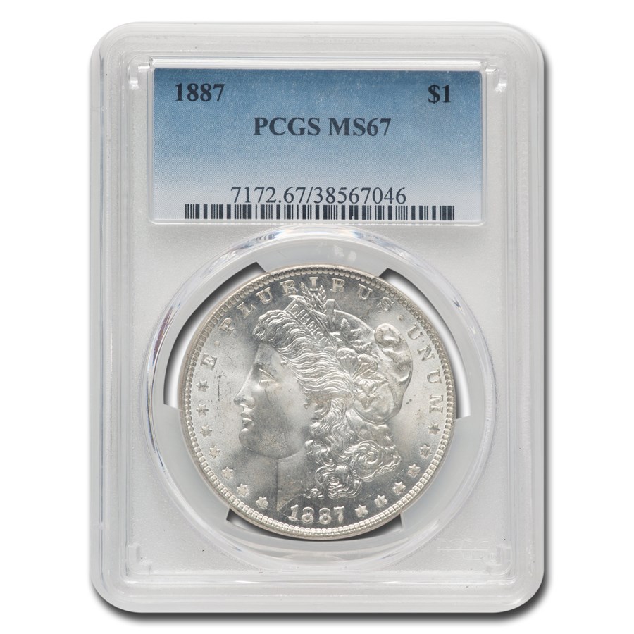 1887 Morgan Dollar MS-67 PCGS