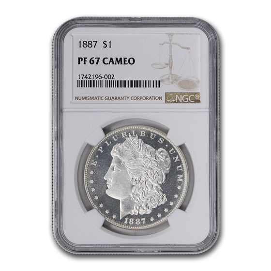 1887 Morgan Dollar PF-67 Cameo NGC 1887 Morgan Dollar PF-67 Cameo NGC