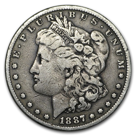 1887 Morgan Dollar VG/VF 1887 Morgan Dollar VG/VF