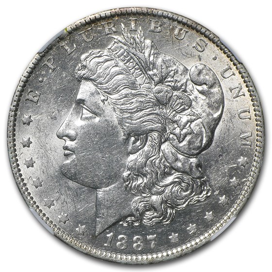 1887-O Morgan Dollar AU