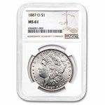 1887-O Morgan Dollar MS-61 NGC
