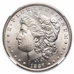 1887-O Morgan Dollar MS-62 NGC