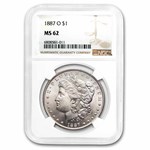 1887-O Morgan Dollar MS-62 NGC