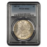 1887-O Morgan Dollar MS-62 PCGS