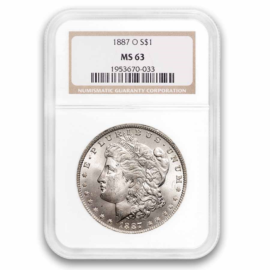 1887-O Morgan Dollar MS-63 NGC